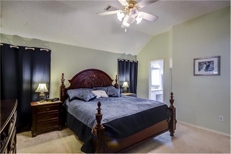 Comfortable master suite