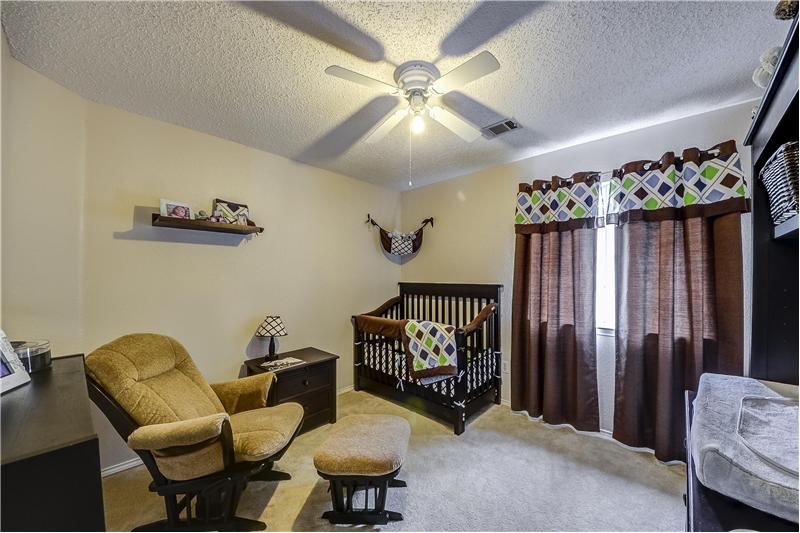 Spacious secondary bedrooms