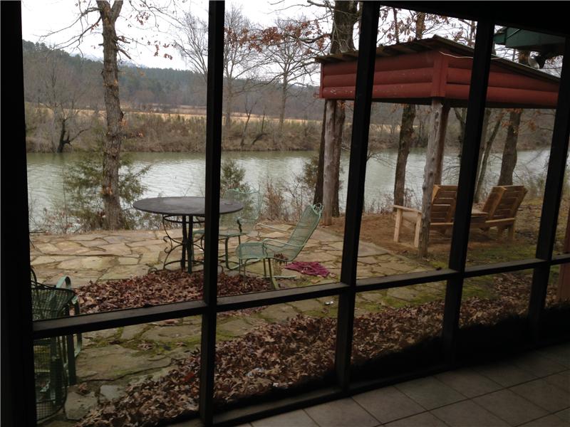 View from screened in porch