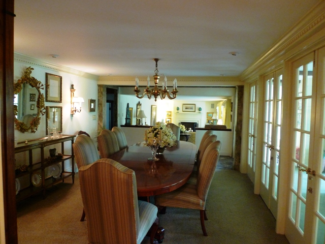 Large formal dining room