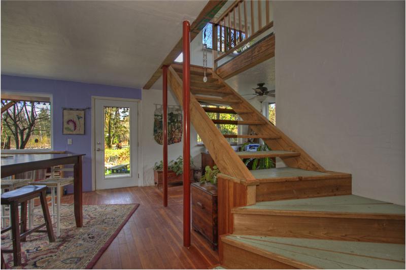 Upstairs, fantastic views from here!