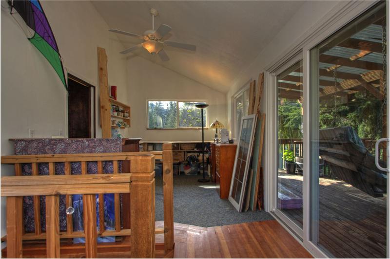 Owner uses this as her sewing nook.