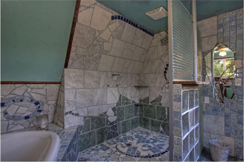 Huge walk-in shower!