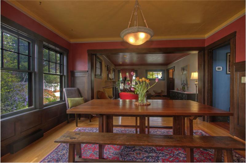 From dining room looking into living room.
