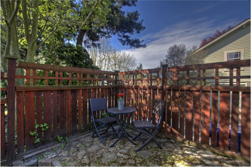 Patio Space in back yard.
