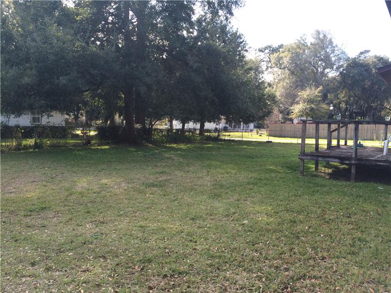 Large Fenced Backyard