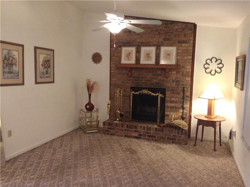 Brick Fireplace