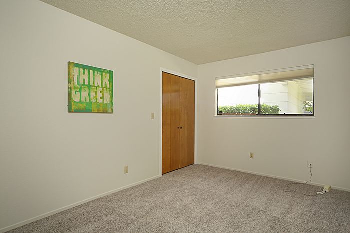 One of the secondary bedrooms