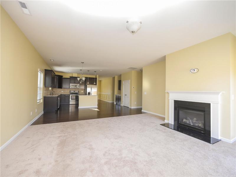Open floor plan for easy entertaining