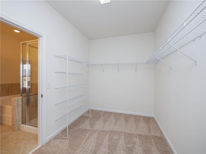 Almost room-size master closet