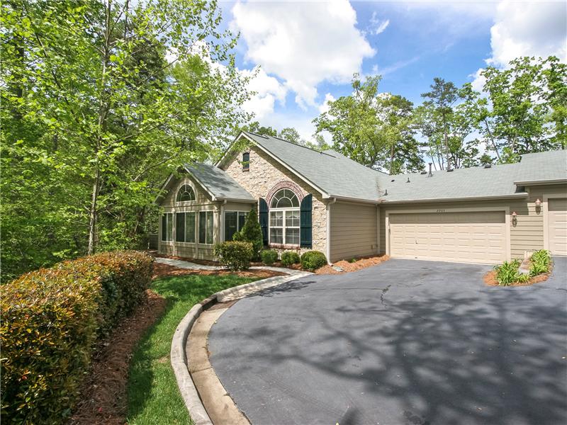 Patio home with two-car garage