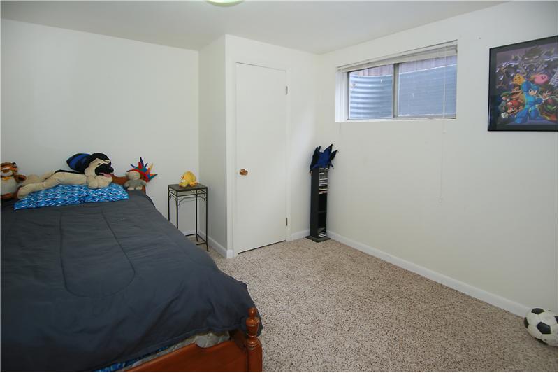 New carpet in basement bedrooms