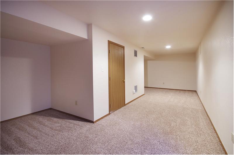 Bonus area in basement