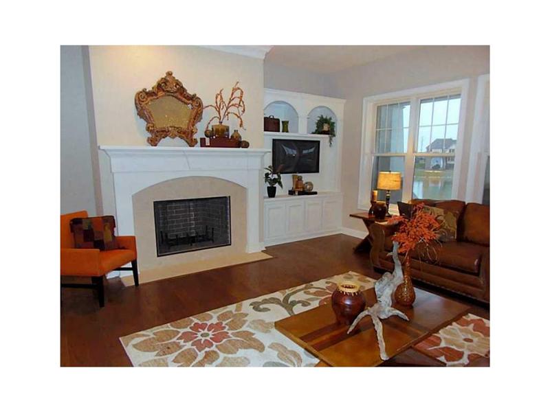 Living room fireplace