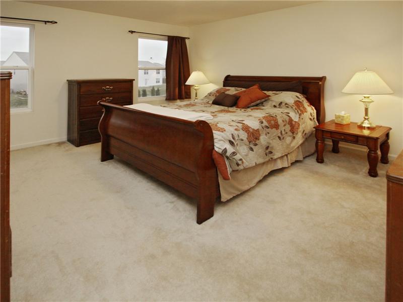 Spacious master bedroom