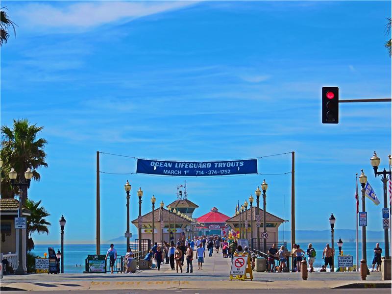 Famous Huntington Beach Pier is your neighbor.