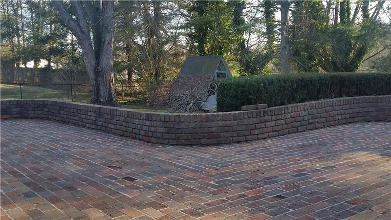 Large open patio