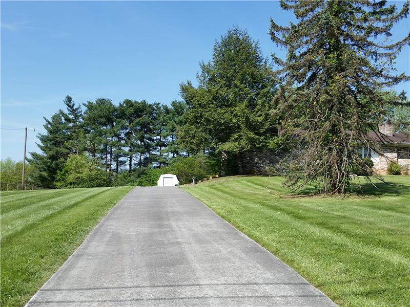 House Sits Back off Road