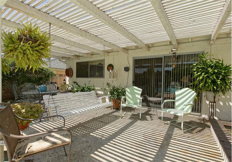 Covered patio