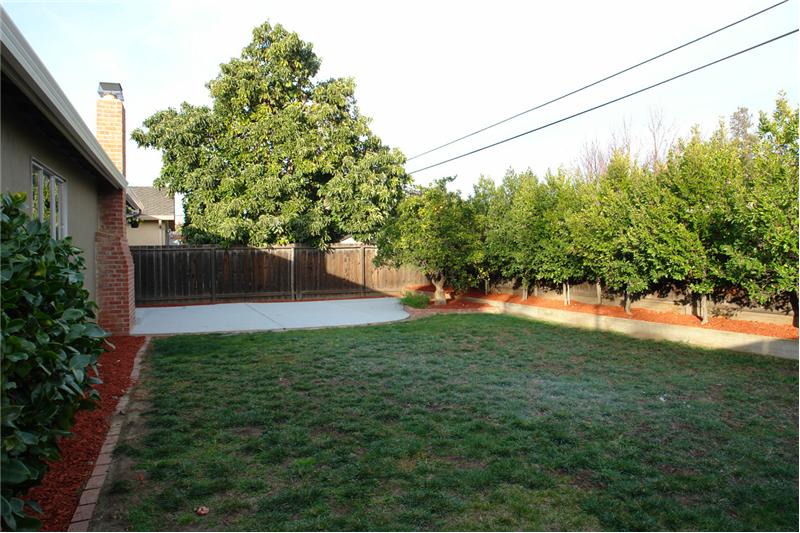 1374 Suzanne Ct San Jose Lynbrook High Home for Sale Grassy Back Yard Play Area View