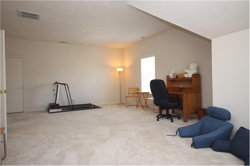 Very large finished room over garage