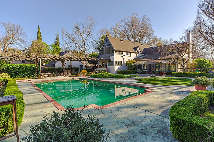 Classic & Timeless Yard with Pool, Spa and Multiple Entertaining Areas for Large or Small Gatherings