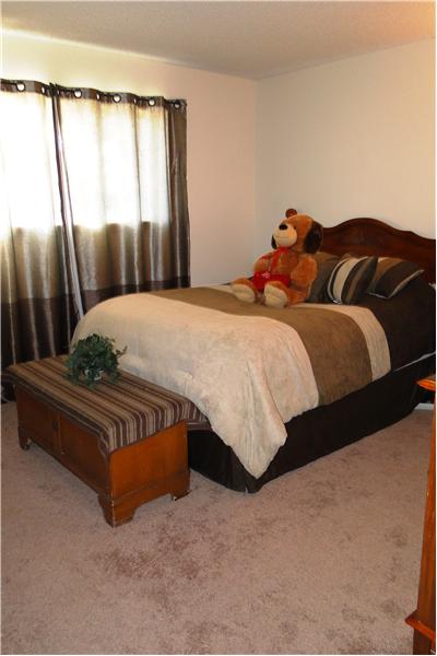 Master Bedroom with New Carpet &  Large Closet