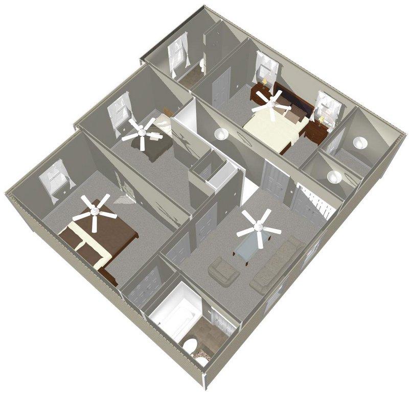 huge space close to bases 2nd floor new home