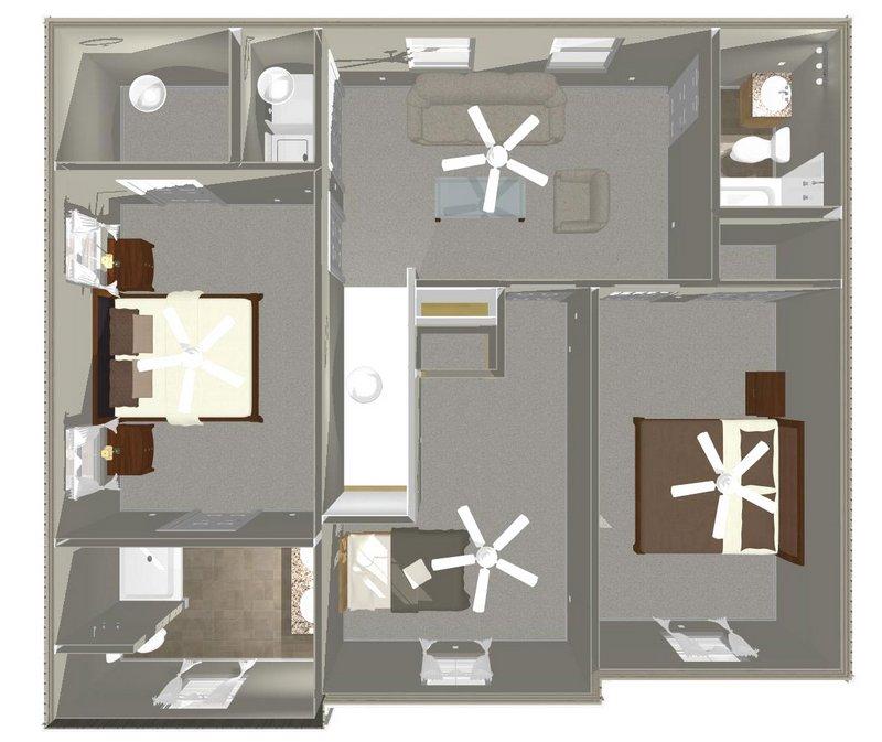 second floor open spcaes