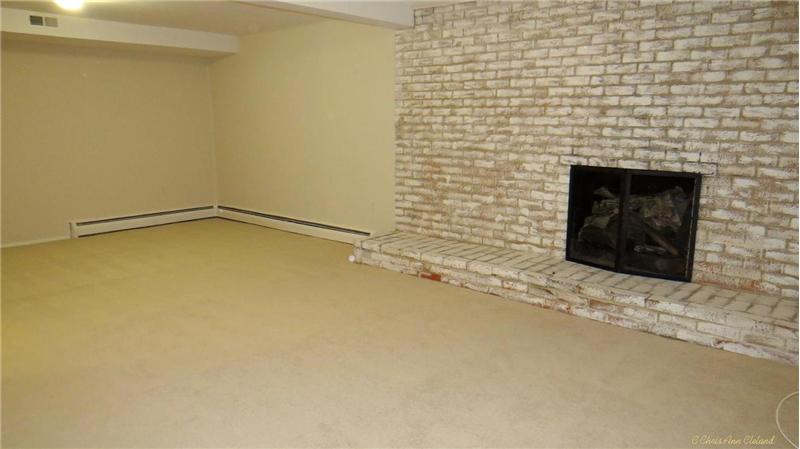 Large Family Room with Wood Burning Fireplace