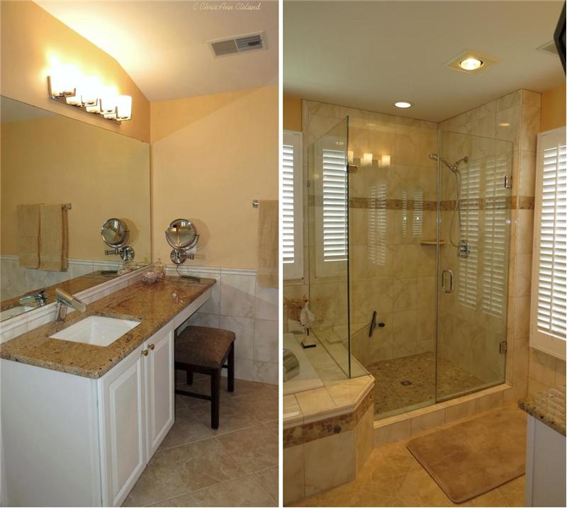 Master Bathroom with Seamless Shower