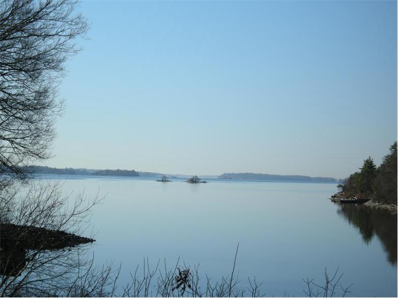 VIEW OF ST LAWRENCE RIVER
