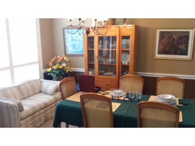 Formal dining area