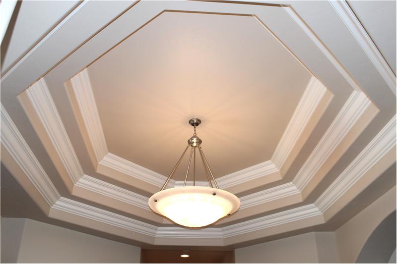 Foyer Triple Coffered Ceiling