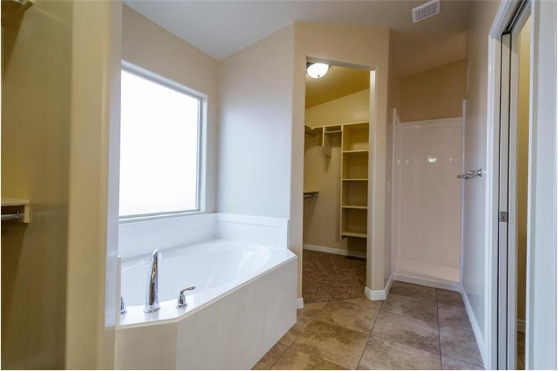 Large Master Garden Tub and Tile Floor