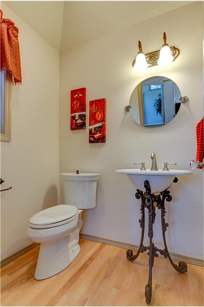 Main Floor Powder Room.
